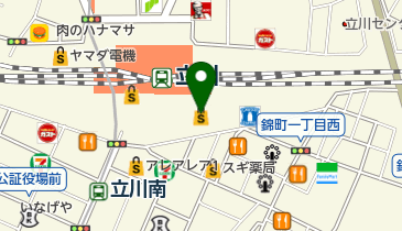 GRANDUO(グランデュオ)立川の地図画像