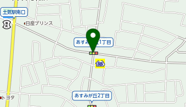 あすみが丘一丁目交差点の地図画像