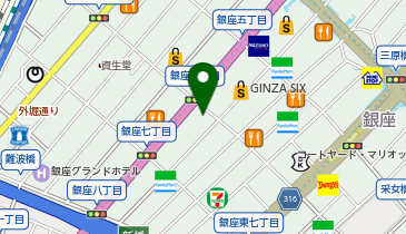 銀座ライオンビルの地図画像