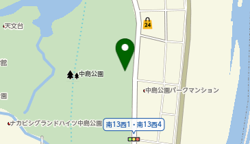 北海道立文学館の地図画像