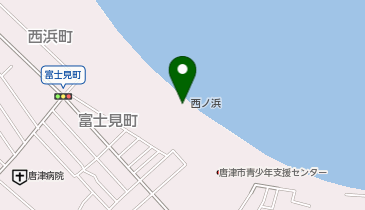 西ノ浜(西の浜海水浴場)の地図画像