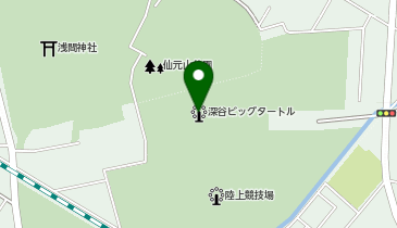 深谷市総合体育館(深谷ビッグタートル)の地図画像