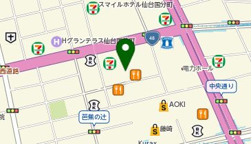 むかでやの地図画像