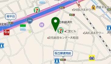 ガスト 渋谷桜丘店の地図画像