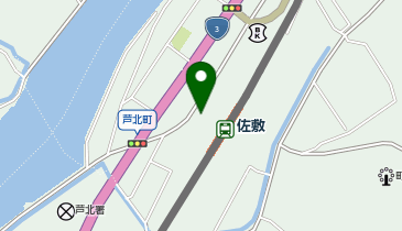 佐敷駅前・構内の地図画像