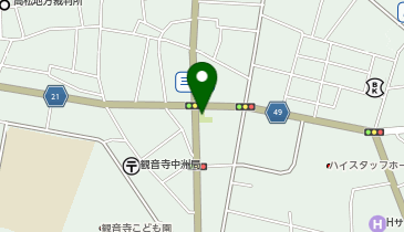 観音寺小公園の地図画像