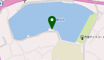 鎌田池の地図画像