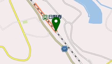 JR中央本線 日野春駅構内の地図画像