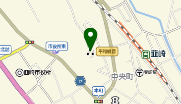 韮崎平和観音の地図画像