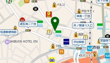 カラオケ館 渋谷本店の地図画像