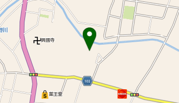 梁川天神社の地図画像