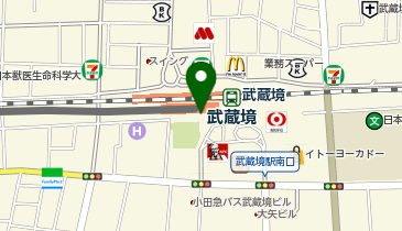 Emio Musashi-Sakai(エミオ武蔵境)の地図画像