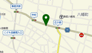 飯能小町公園の地図画像