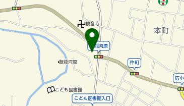 飯能市飯能中央地区行政センター・公民館の地図画像