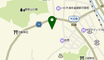 温泉神社の地図画像