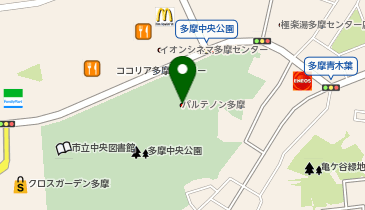 PARTHENON TAMA(パルテノン多摩)の地図画像