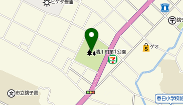 清川町第1公園の地図画像