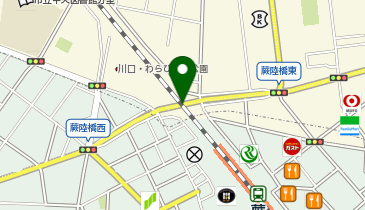 川口蕨陸橋の地図画像