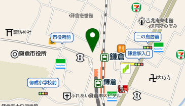 鎌倉駅西口駅前時計台広場の地図画像