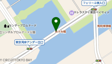 あけみ橋の地図画像