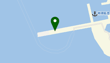 神津島港ふ頭灯台の地図画像